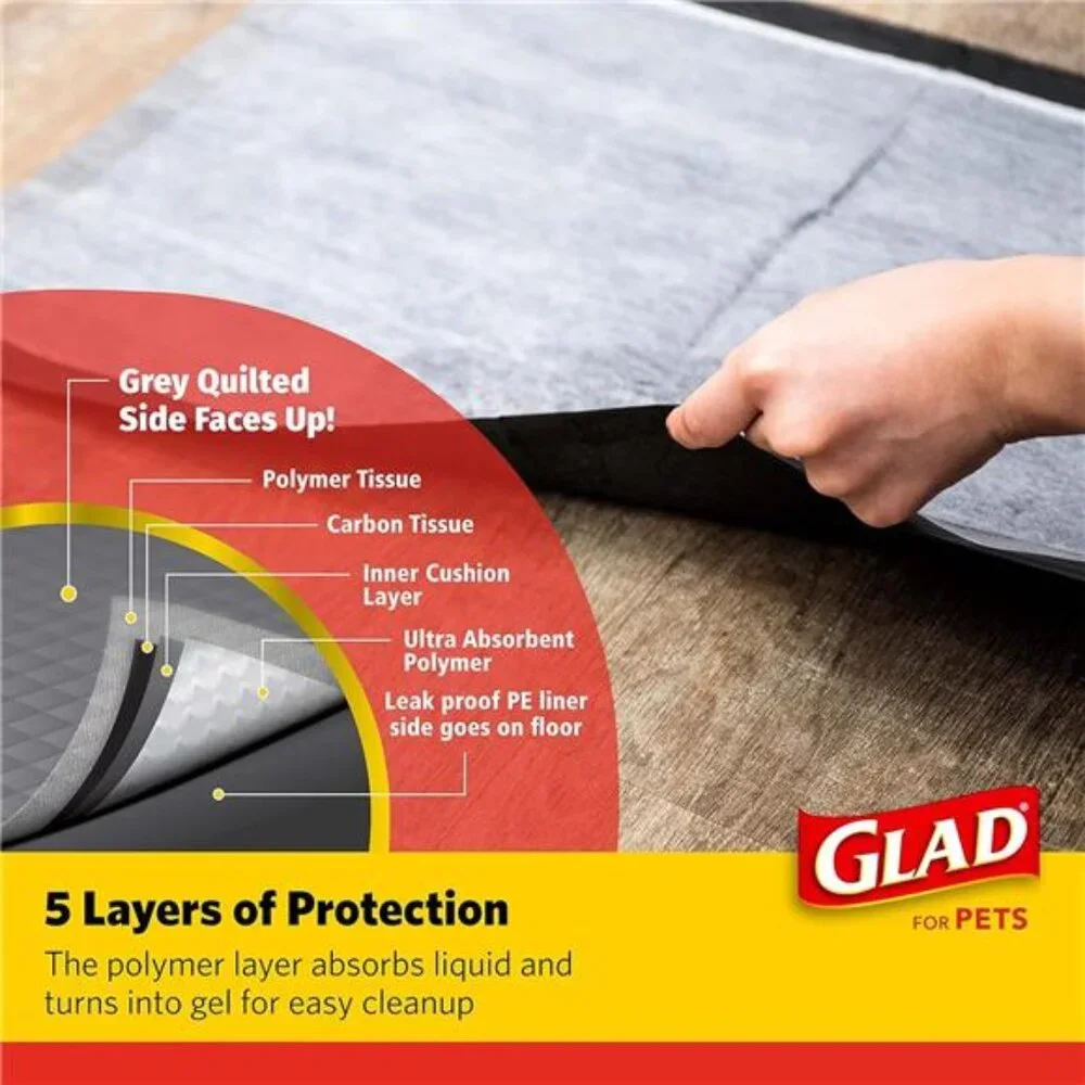 Black Charcoal Puppy Pads 23